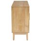 Linon Home Decor Janie 3-Door Cabinet in Natural, , large