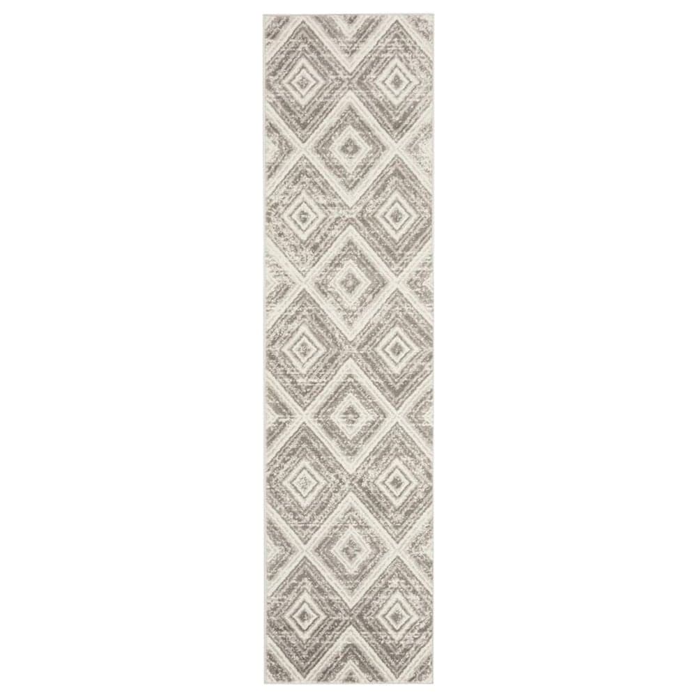 Safavieh Skyler SKY120K 2" x 14" Gray and Ivory Runner, , large