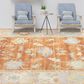 Amer Rugs Bohemian 8"9" x 11"9" Orange Beige Area Performance Rug, , large