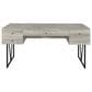 COAST Analiese 2-Piece Desk and Bookcase Set in Black and Grey Driftwood, , large