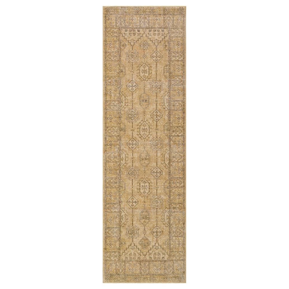 Surya Once Upon a Time Light Beige, Tan, Olive, Taupe, Dusty Coral and Sage 2"11" x 9"10" Runner, , large