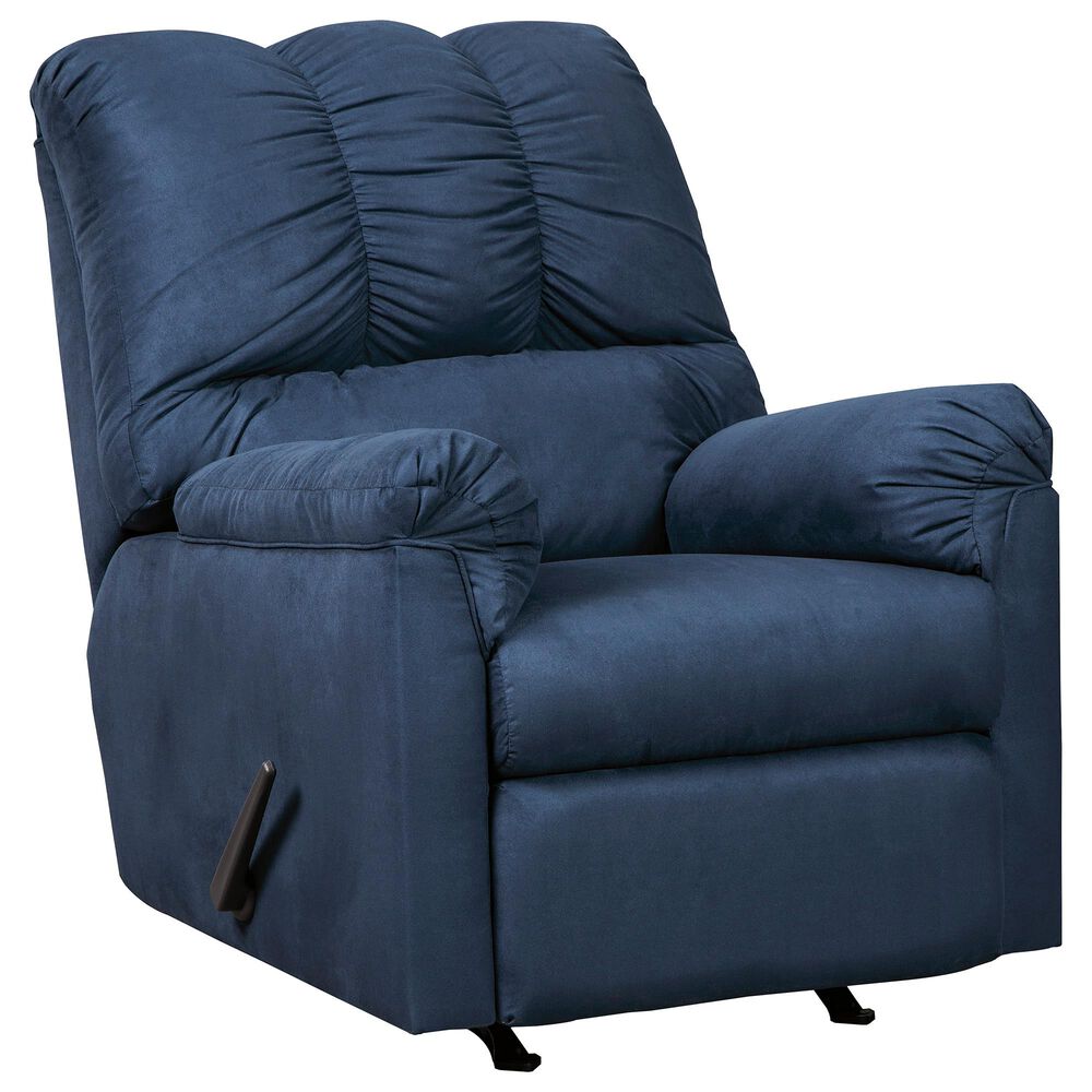 Signature Design by Ashley Darcy Rocker Recliner in Blue, , large