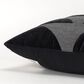 Rizzy Home 20" x 20" Poly Filled Throw Pillow in Dark Grey, , large