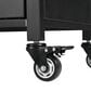 HOMLUX 55.5" Outdoor Kitchen Island with Sink in Black and Stainless Steel, , large