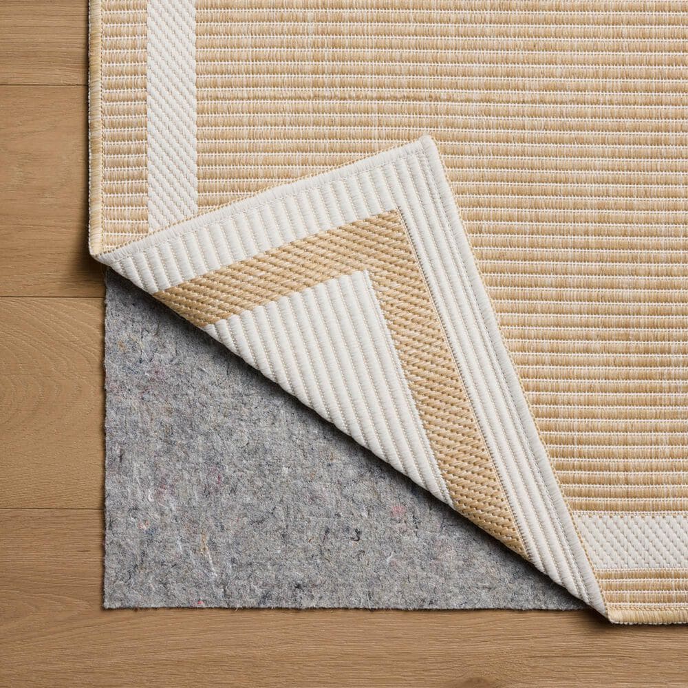 Loloi Easton Wheat and Ivory 2&#39;3&quot; x 3&#39;9&quot; Indoor/Outdoor Area Rug, , large