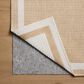Loloi Easton Wheat and Ivory 2"3" x 3"9" Indoor/Outdoor Area Rug, , large