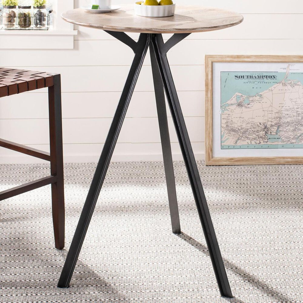 Safavieh Axel Pub Table in Grey Wash and Black, , large