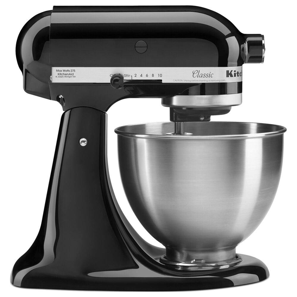 KitchenAid 4.5 Quart Tilt Head Stand Mixer in Onyx Black and