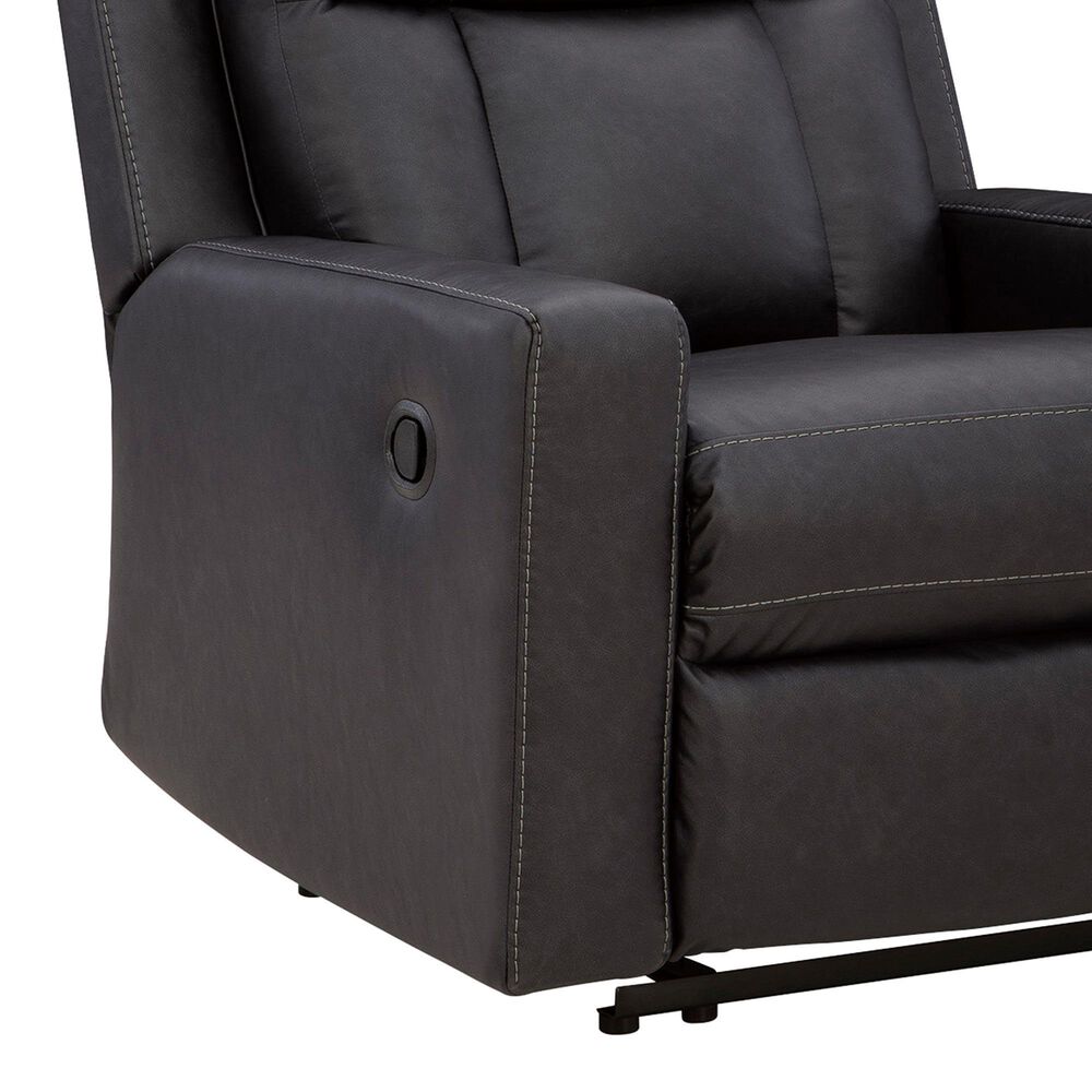 Ashley Mackmenville Manual Zero Wall Recliner in Carbon, , large