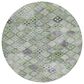 Dalyn Rug Company Solace SL6 8" Round Green Area Rug, , large