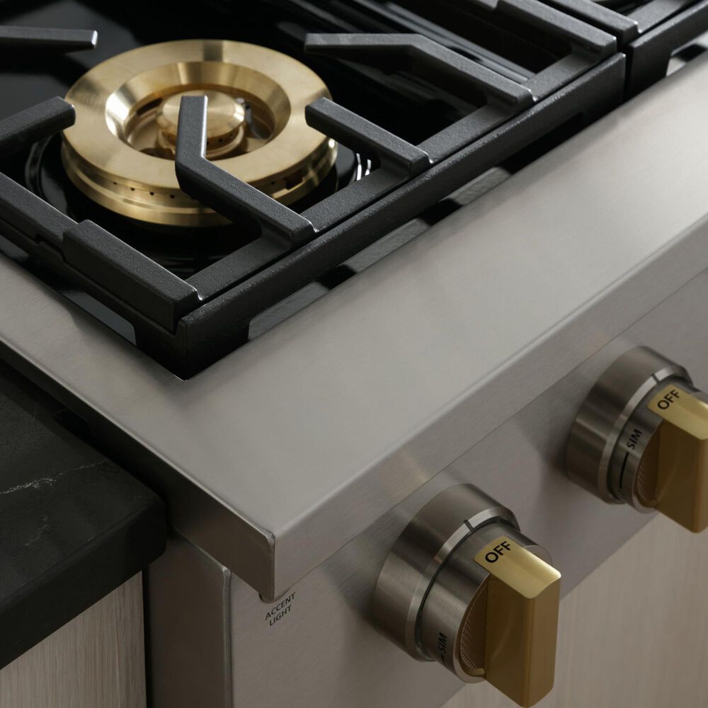 Monogram 48&quot; Professional Gas Rangetop with 6 Burners and Griddle in Stainless Steel, , large