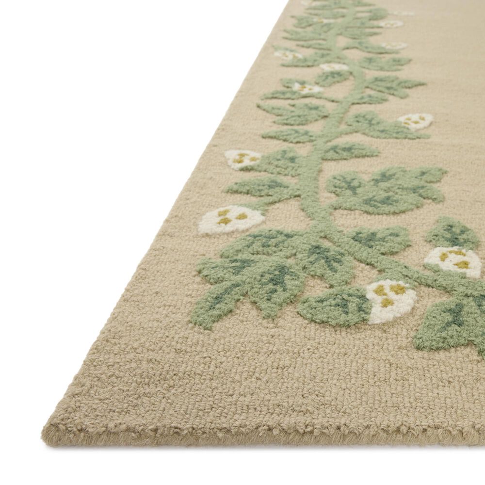 Rifle Paper Co. x Loloi Highgrove Nature Cream 2&#39;3&quot; x 3&#39;9&quot; Area Rug, , large