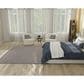 Nourison Courtyard Ivory and Charcoal 8" Square Indoor/Outdoor Area Rug, , large
