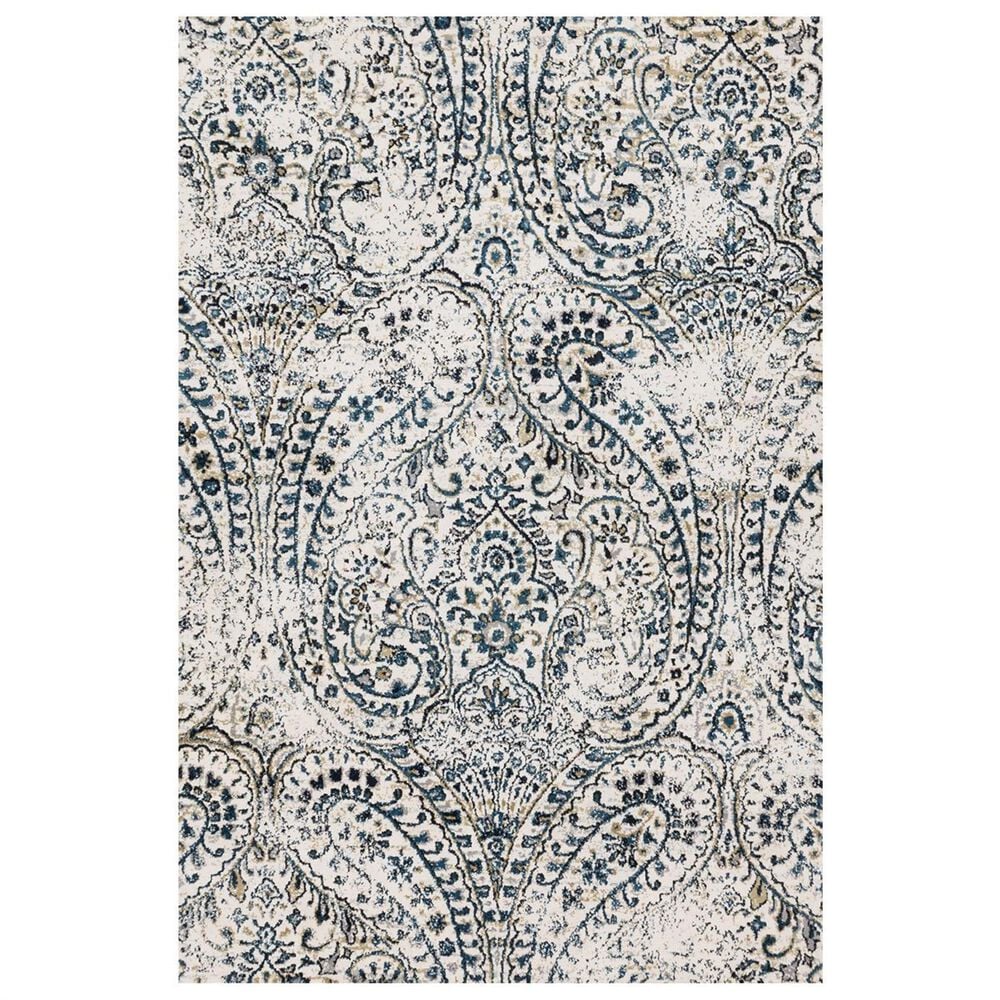 Loloi Torrance TC-02 2"7" x 8" Ivory/Indigo Runner, , large