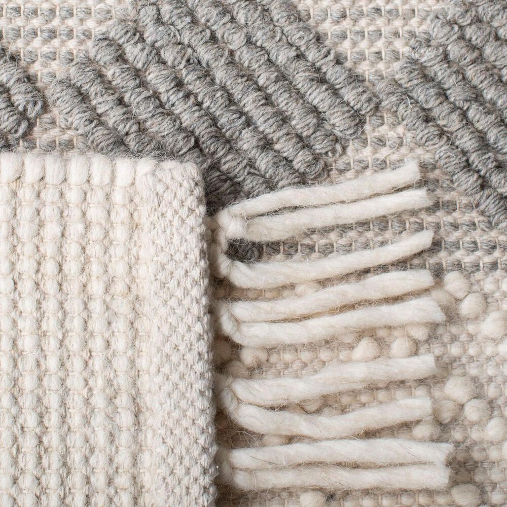 Safavieh Natura NAT851A 2&#39;3&quot; x 9&#39; Ivory and Grey Runner, , large