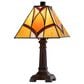 Cal Lighting 13.5" Tiffany Accent Lamp in Dark Bronze, , large