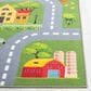 Safavieh Kids Playhouse 5" Square Dark Green and Light Grey Rug, , large