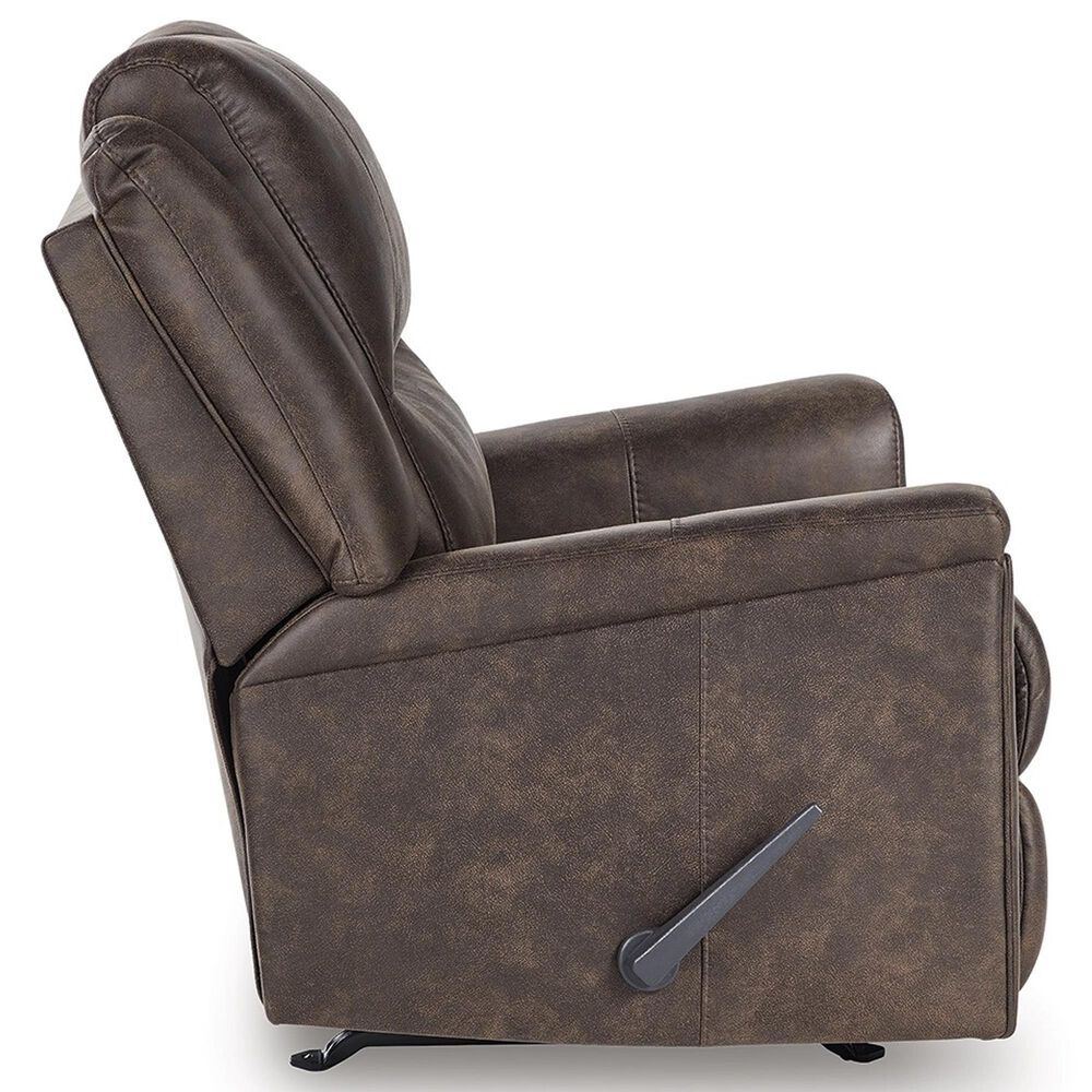 Ashley Lixtowel Manual Rocker Recliner in Walnut, , large