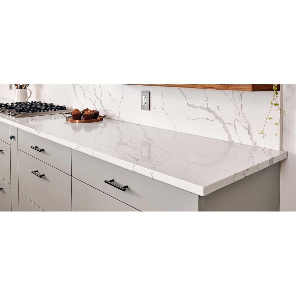 NFM Custom Countertops Calacatta Laza 3cm Quartz Countertop, , large
