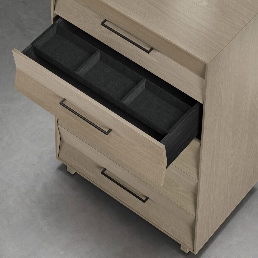 BDI Kava 5-Drawer Chest in Washed Oak, , large