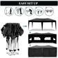 HOMLUX 10" x 20" Outdoor Pop Up Canopy Gazebo for Party in Black, , large