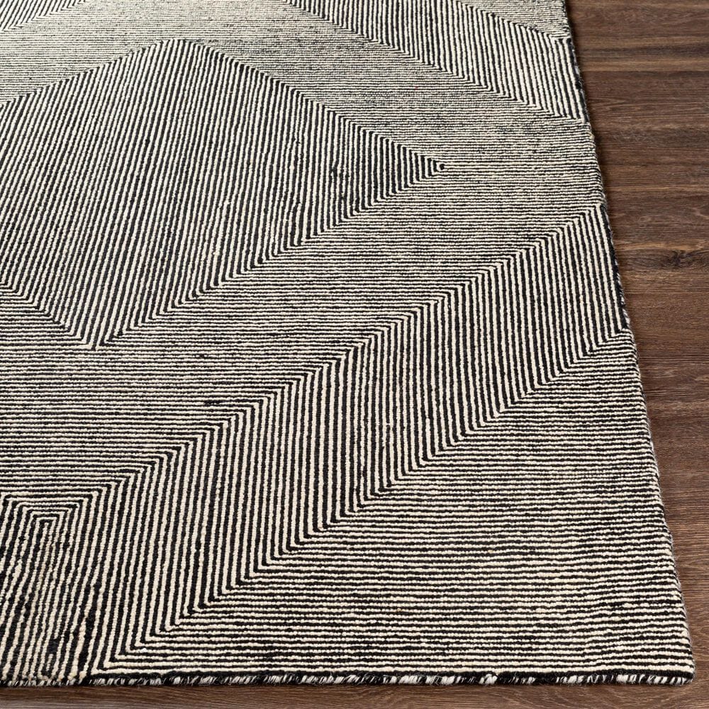 Surya Maroc 5&#39; x 7&#39;6&quot; Beige and Black Area Rug, , large
