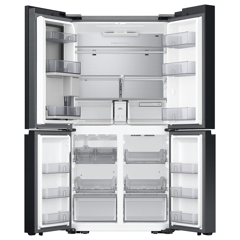 Samsung Bespoke Bespoke 28.6 Cu. Ft. 4-Door Flex French Door Refrigerator with Beverage Center in Stainless Steel, , large