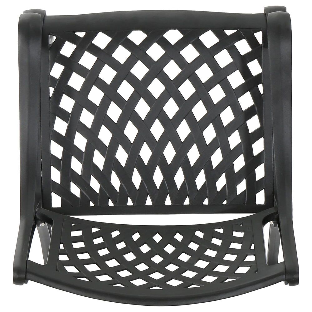 Hearth and Haven Olmsted 5-Piece Outdoor Dining Set in Black, , large