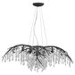 Golden Lighting Autumn Twilight 12-Light Chandelier in Black, , large
