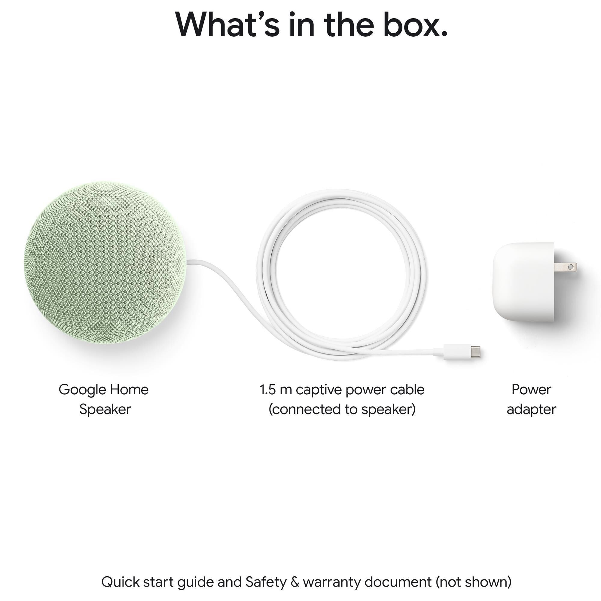 Google Home Speaker with Gemini in Jade