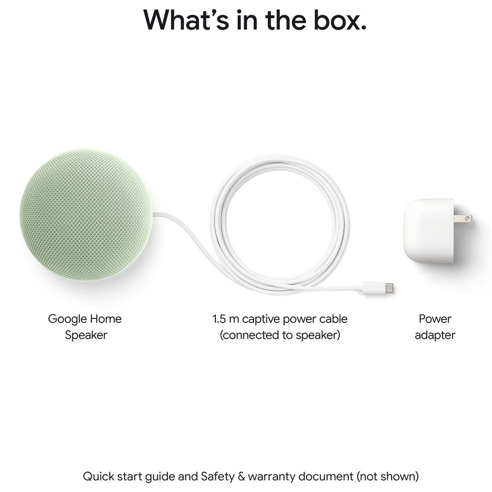 Google Home Speaker with Gemini in Jade, , large