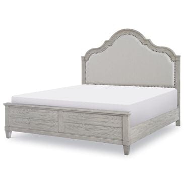 Legacy Classic Belhaven Queen Upholstered Panel Bed in Weathered Plank, , large