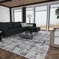 Feizy Sonora 9" x 12"8" Gray and Ivory Area Rug, , large