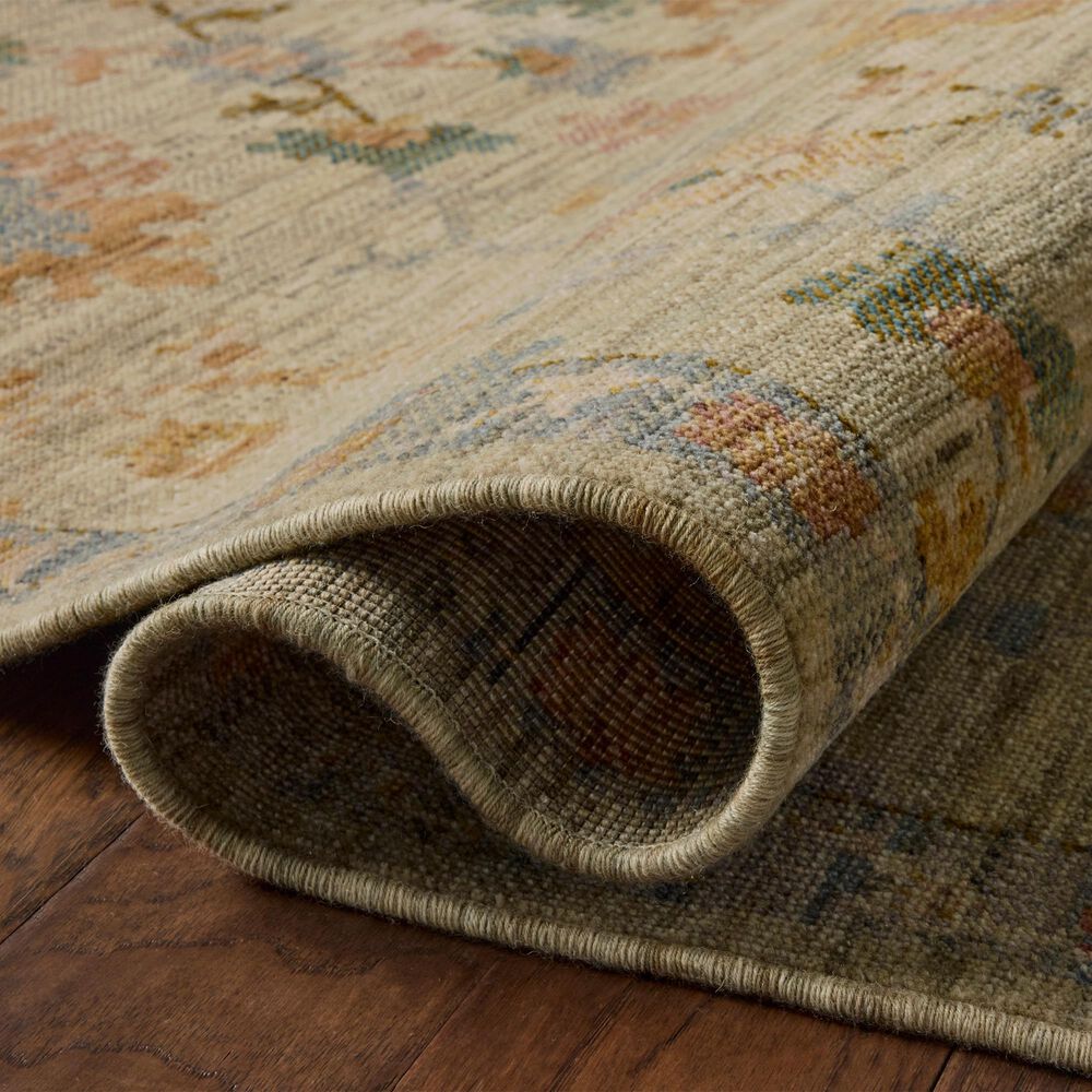 Loloi Reign Sage and Multicolor 7'9" Square Area Rug, , large