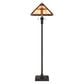 Quoizel Tiffany Bryant 2 Light Floor Lamp in Black, , large
