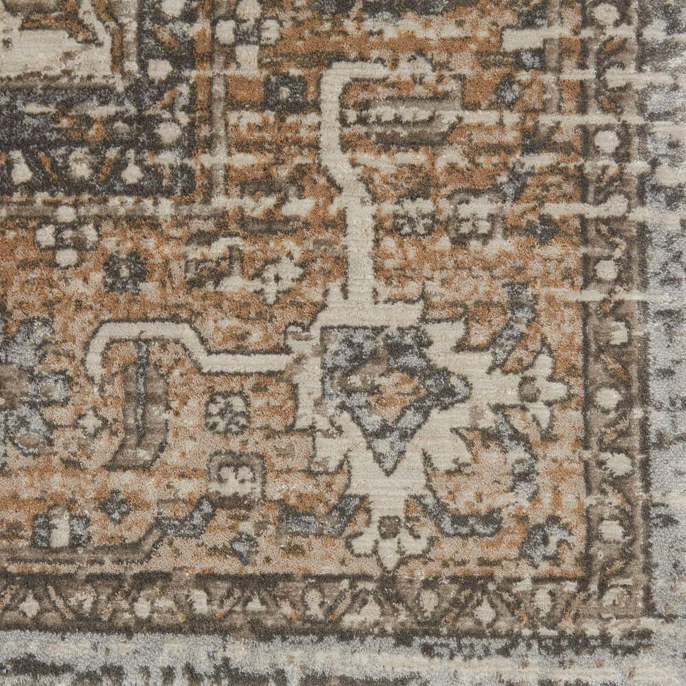 Jaipur En Blanc Venn 5&#39;3&quot; x 7&#39;6&quot; Vaporous Gray, Vapor Blue, Gargoyle, String and Lark Area Rug, , large