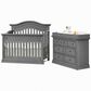 Oxford Baby Glenbrook 3- Piece Nursery Set with 4- In- 1 Crib, Dresser and Changer Top in Graphite Gray, , large