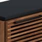 Legends Home Graceland 69" Fireplace Console with Fireplace Insert in Bourbon and Black, , large
