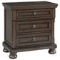 Mayberry Hill Kingston 4-Piece Queen Bedroom Set in Rich Walnut, , large