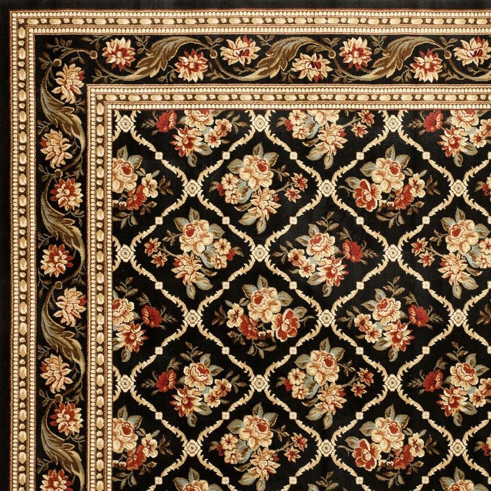 Safavieh Lyndhurst 6&#39;7&quot; Square Black Area Rug, , large