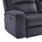 Steve Silver Lovell Power Reclining Sofa in Charcoal, , large