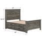 Ashley Frandern Full Platform Bed with Storage in Warm Gray, , large