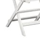 CorLiving Miramar Patio Folding Chair in White/Navy Blue (Set of 2), , large