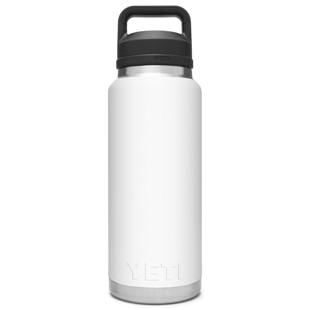 YETI Rambler 36 Oz Water Bottle with Chug Cap in White, , large