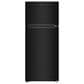 Whirlpool 18 Cu. Ft. Top Freezer Refrigerator with Total Coverage Cooling in Black, , large