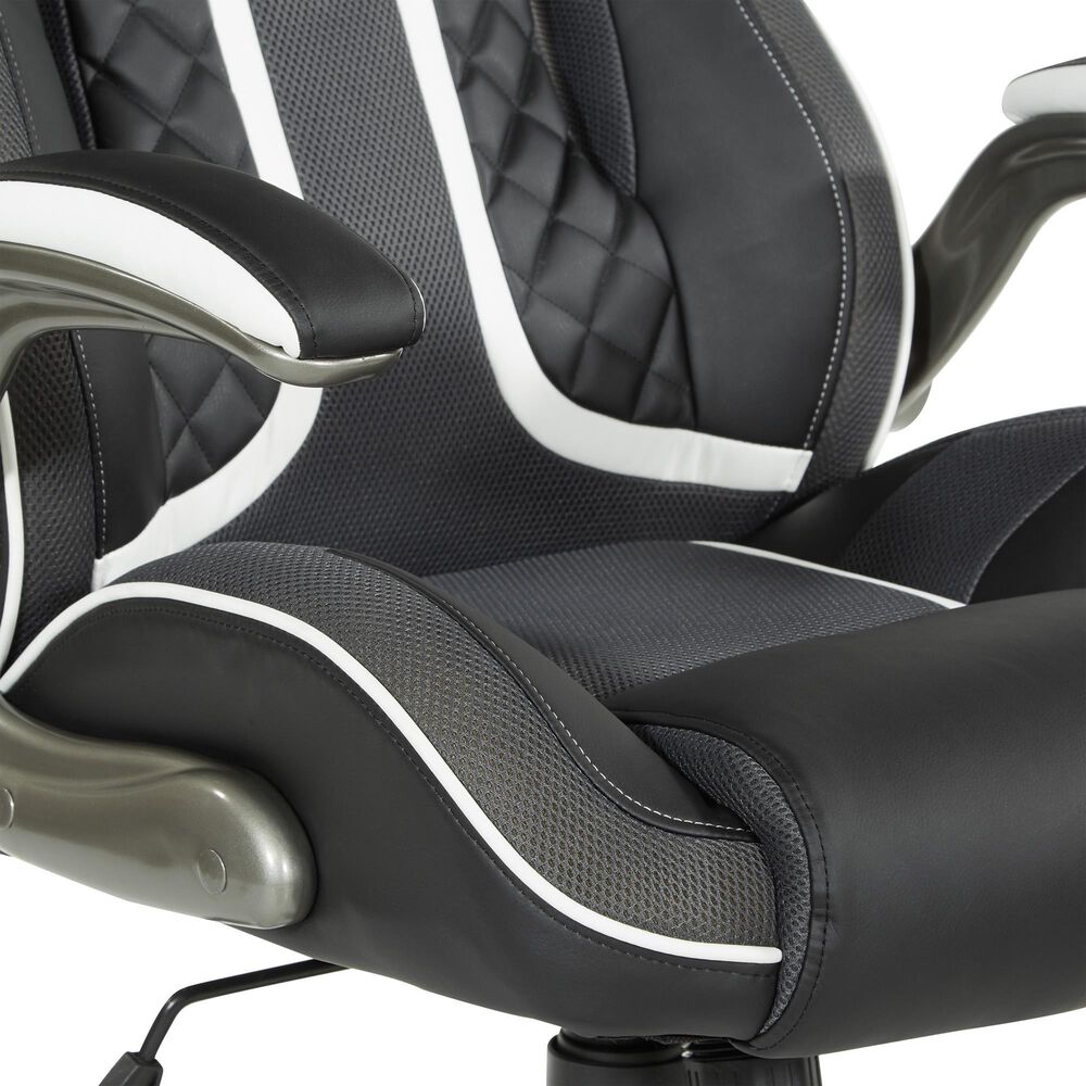 OSP Home Xplorer 51 Gaming Chair in Black and Gray, , large