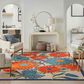 Nourison Aloha 12" x 15" Multicolor Indoor/Outdoor Area Rug, , large