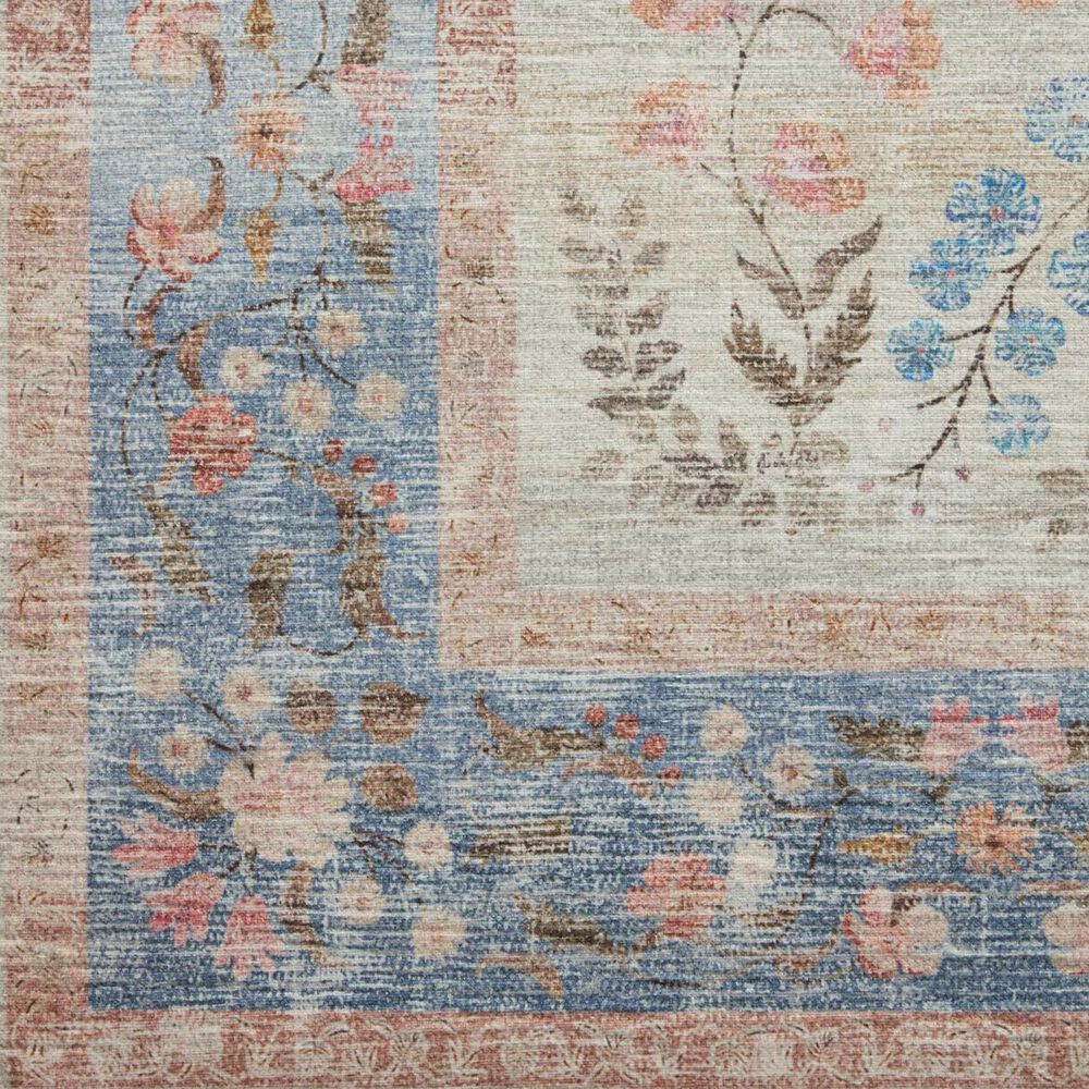 Rifle Paper Co. Palais 2&#39;3&quot; x 3&#39;9&quot; Light Blue Area Rug, , large