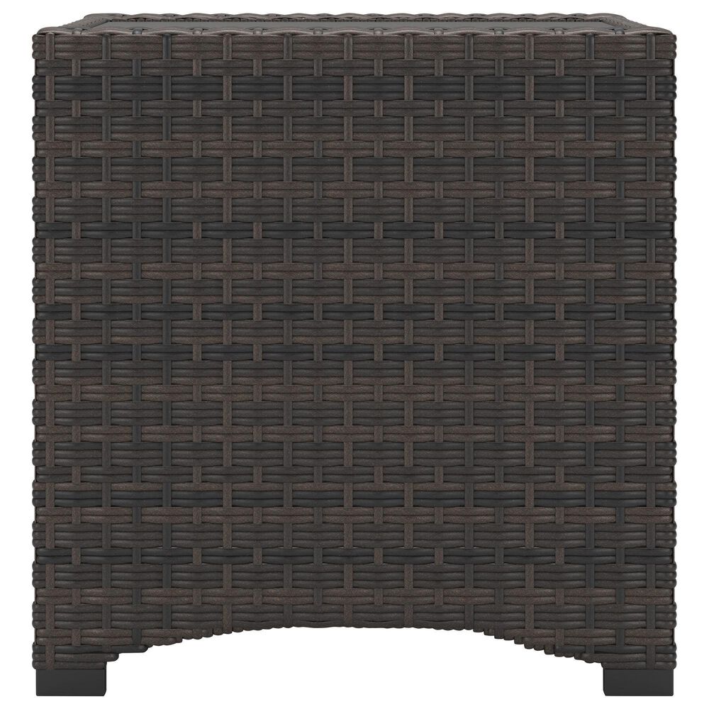 Ashley Windglow Patio End Table in Brown, , large