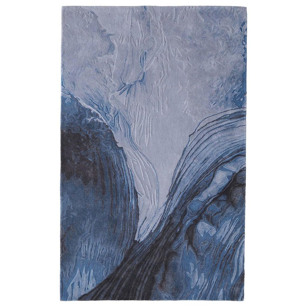 Feizy Rugs Kawai 2" x 3" Blue and Gray Area Rug, , large